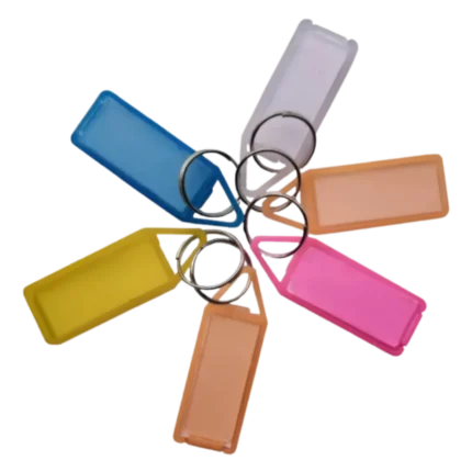 KEY CHAIN MULTI COLORED. SET OF 50 PCS.
