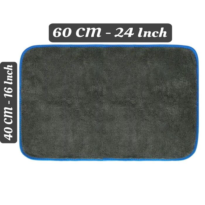 Grey 420 GSM Micro Fabric Cloth - 60x40 cm Microfiber cloth