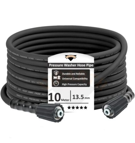 High Pressure Hose for Portable Washer (10 M With Fitting)