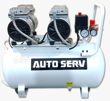 Portable Air Compressor (Double Motor: Silent) (70 Litre Tank)